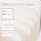 Sketchbook, 5.5"x8.2" Watercolor Journal with 24 Sheets 140 LB (300 GSM) Cotton Watercolor Paper, Grey Linen Cover Watercolcr Sketch Book As Travel Notebook Mixed Media Pad
